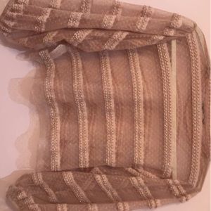 Mesh Puff Sleeve Top